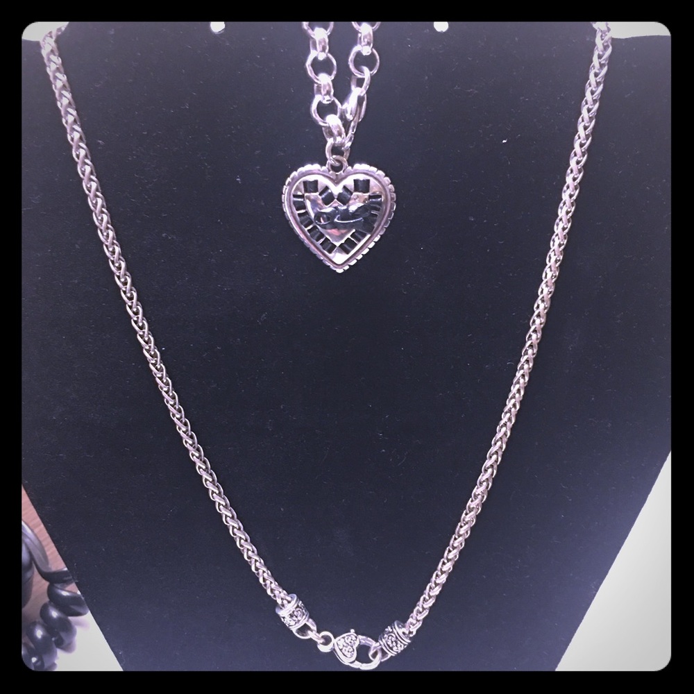 BRIGHTON Necklace and Bracelet Heart pendant